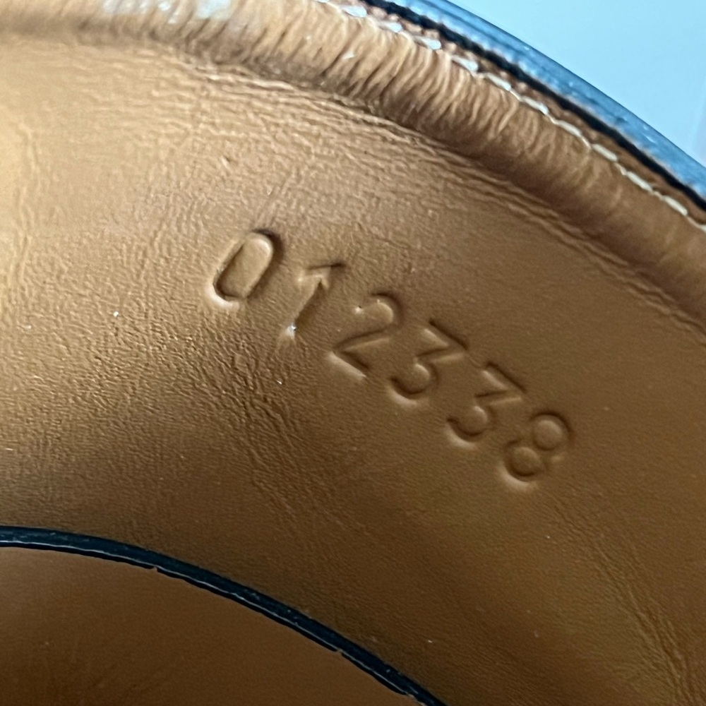 Chloe Woody Logo Leather Strap Slides Sandals size 40, NEW - Picture 11 of 14